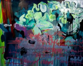 Fuck everything what doesn´t make you happy, 2012, 120×150cm